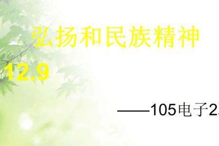 弘扬民族精神内容20个字