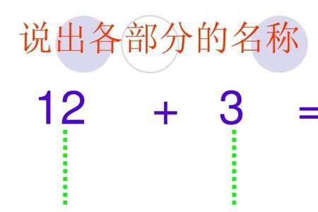 一年级数学有教加数和被加数吗