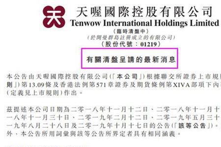 清盘呈请延期什么意思