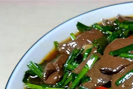 硬猪血的家常做法
