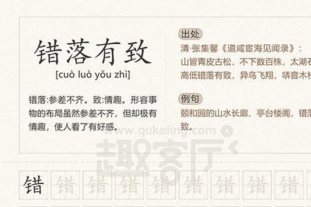 粗细有致是成语吗