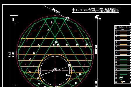 井盖板钢筋配制方法