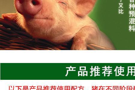 猪吃了预混料有什么好处