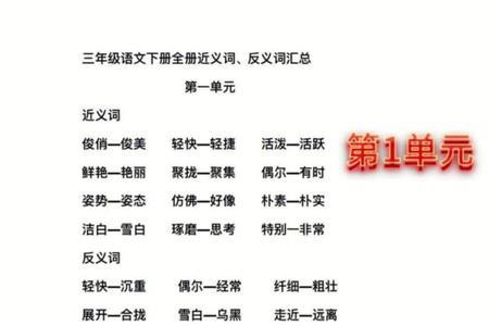 只当同义词