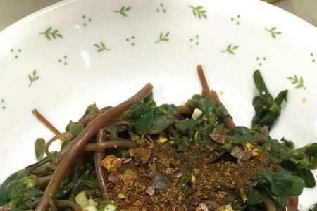 马齿苋凉拌肘子怎么做好吃