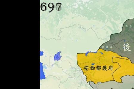 武周鼎盛时期最大疆域完整图