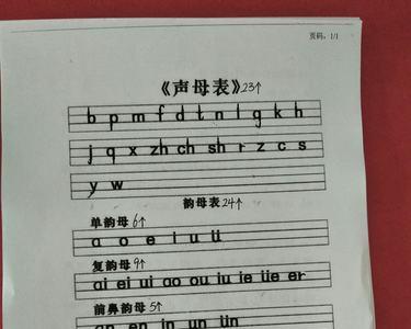 月亮的韵母怎么写