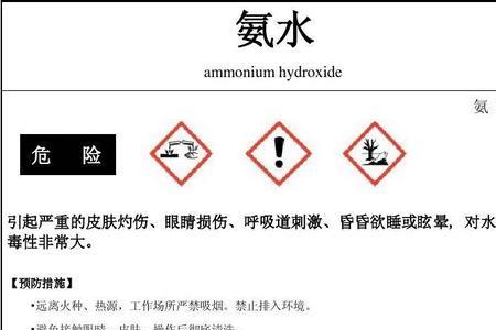氨水有什么化学性质和物理性质