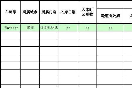 车辆档案包括哪些资料