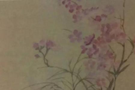 桃花的画怎么落款