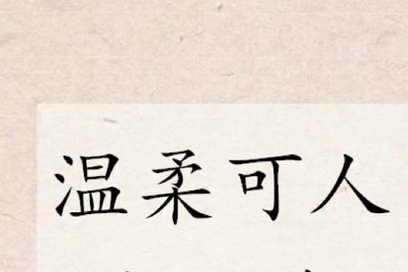 形容名字温柔的词语
