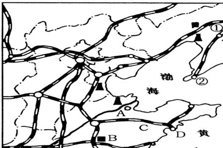 环渤海地区城市分布特点