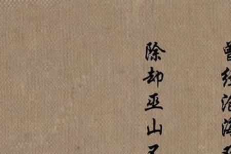 沧海为水什么意思