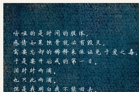 走着走着突然没有路的诗句
