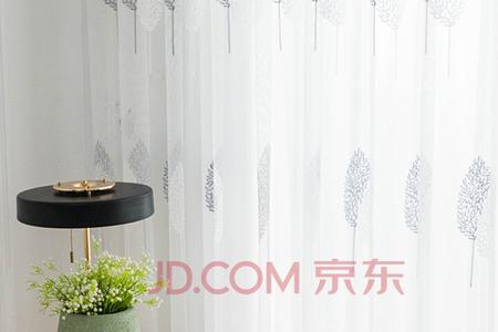 漂窗上的白色窗帘挂钩怎么上