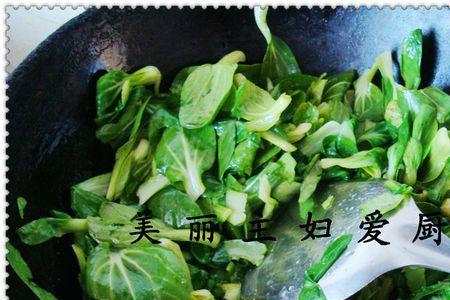 造水的小油菜的做法