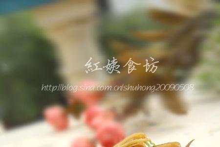姜丝炒小麦的做法
