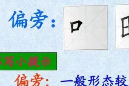 跟身体有关的偏旁