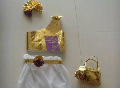 用塑料袋和旧报纸怎么做衣服