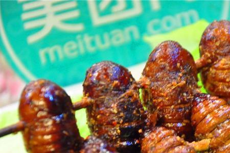 烤蚕蛹皮可以吃吗