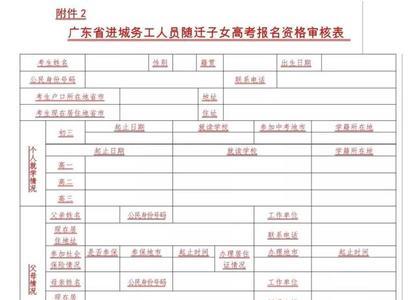 随迁子女高考审核表怎么领
