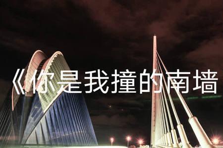 南墙已撞意思