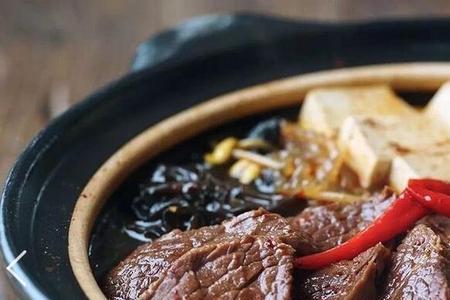 砂锅牛肉片的家常做法