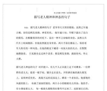 形容老年人精神好气色好的成语