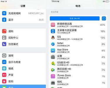 ipad小组件耗电吗