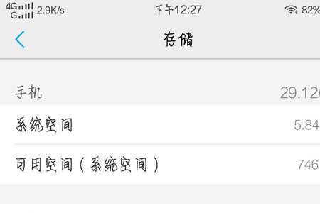 手机系统更新是占用什么内存