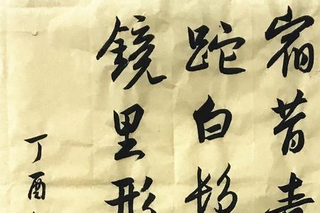 照镜见白发古诗朗读节奏