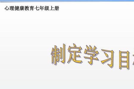 学习目标30字