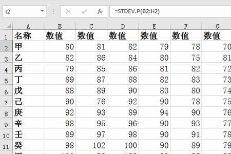 为什么excel标准差是错的