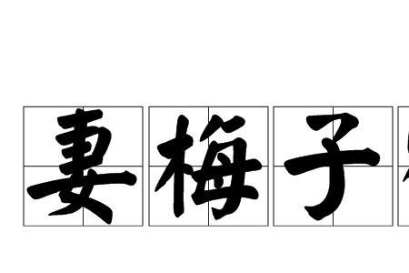 梅字谐音的祝福成语