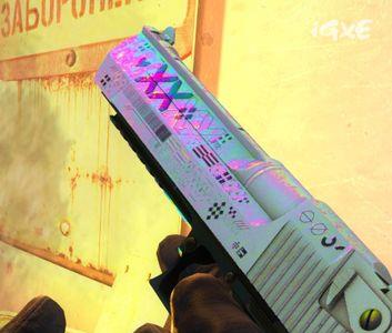 csgo蛛网印花刮几下