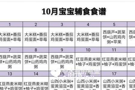 11月宝宝食谱