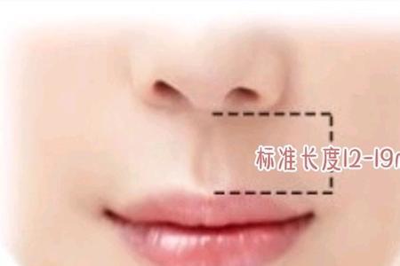 男士标准人中长度为多少