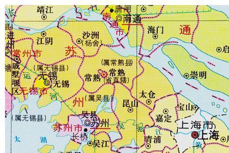 上海在江苏的什么方位