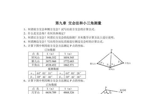 交会法的优缺点