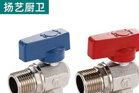 热水器水阀开关方向