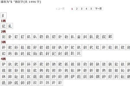 金字旁台是什么字