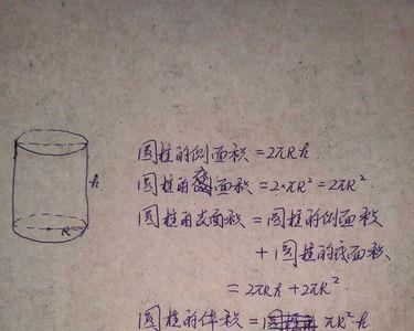 圆锥全面积公式推导图
