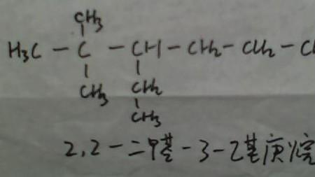 正庚烷异庚烷新庚烷结构式