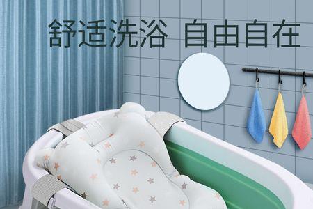 浴盆洗澡婴儿怎么躺