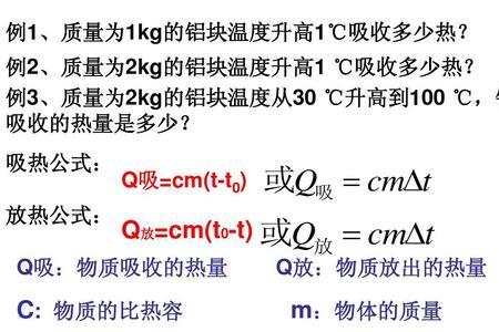 1公斤水的比热容