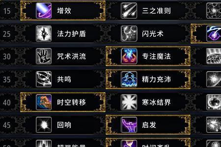魔兽世界正式服奥法天赋