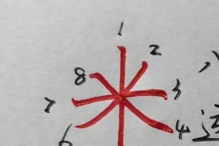 四带笔画
