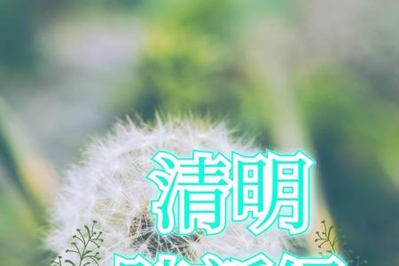 清明节早上好关诗词句