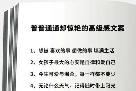 买包的文案高级