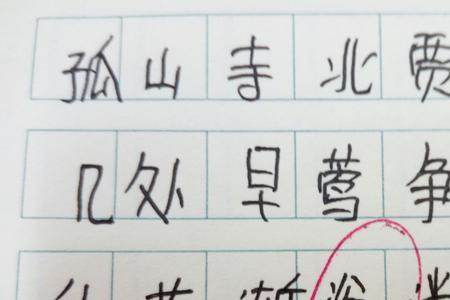 烦忙意愿献出哪个字错了